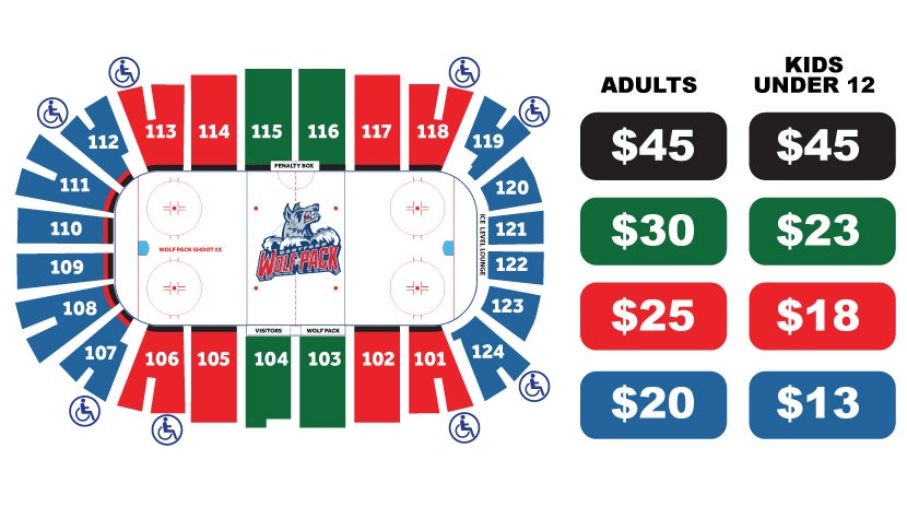 Wolves Hockey Seating Chart