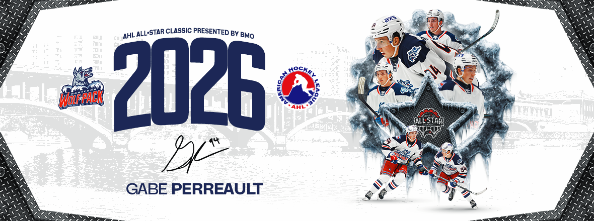 WOLF PACK F GABE PERREAULT NAMED TO 2026 AHL ALL-STAR CLASSIC