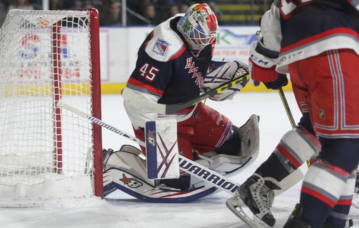 Hellberg Shuts out Falcons, 1-0