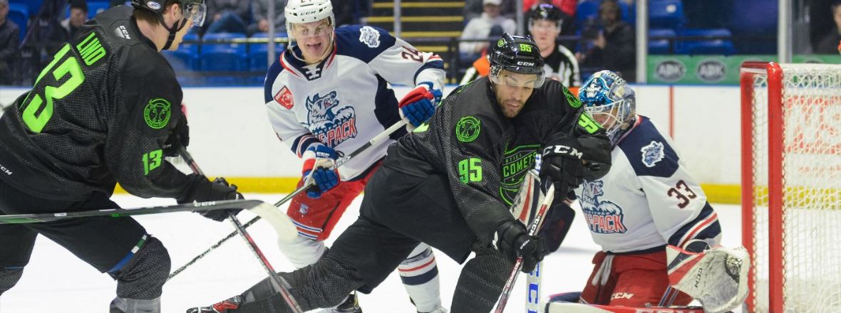 Wolf Pack Can't Sustain Good Start in 6-3 Loss to Comets