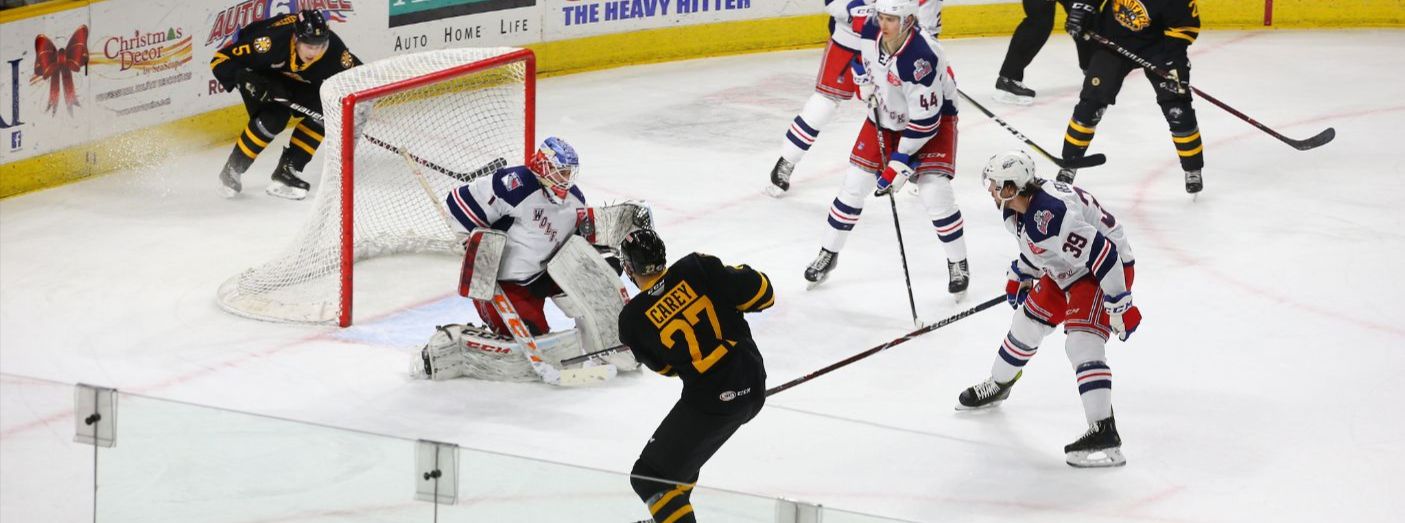 Paul Carey's Hat Trick Lifts P-Bruins Past Wolf Pack