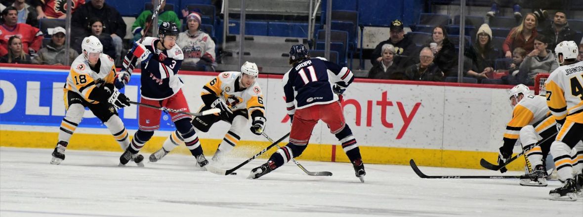 Wolf Pack Pull out OT Win vs. Penguins