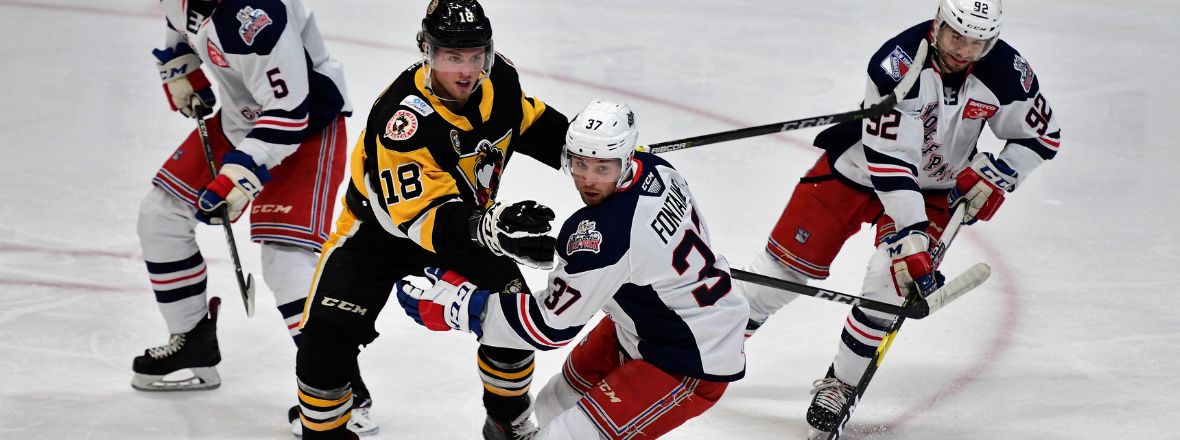 Pack Unable to Counter Penguins' Big first Period