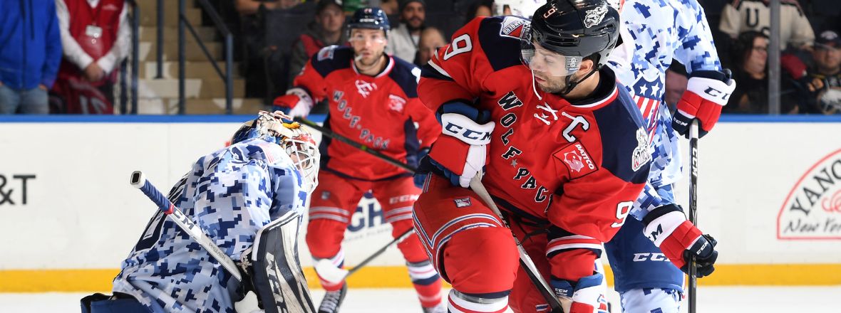 Wolf Pack Outshoot Amerks 38-31 in Rochester, but Lose 4-2