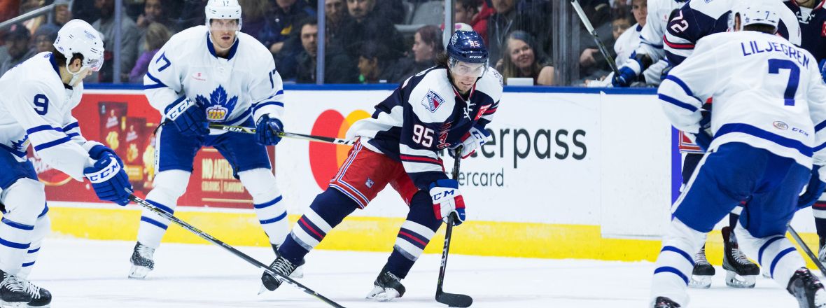 Wolf Pack can't Hold third-period Lead, Fall in OT at Toronto