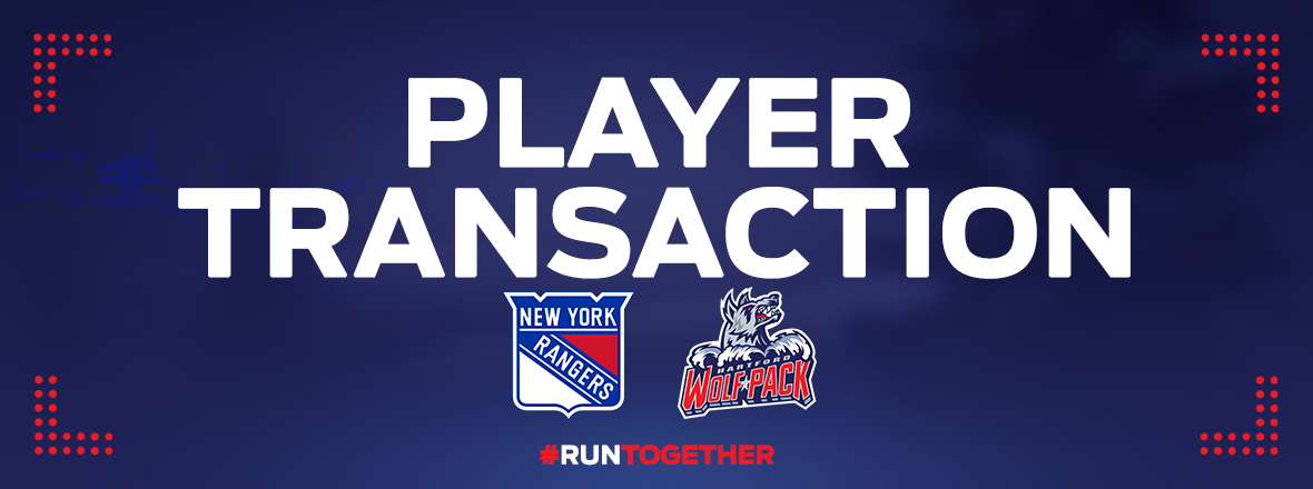 RANGERS RECALL CONNOR MACKEY FROM WOLF PACK