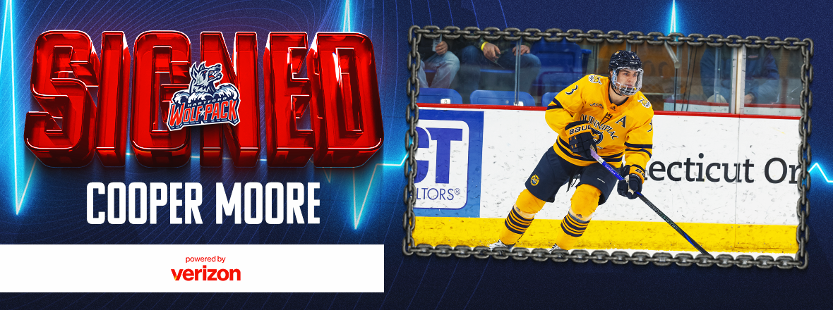 WOLF PACK INK DEFENSEMAN COOPER MOORE
