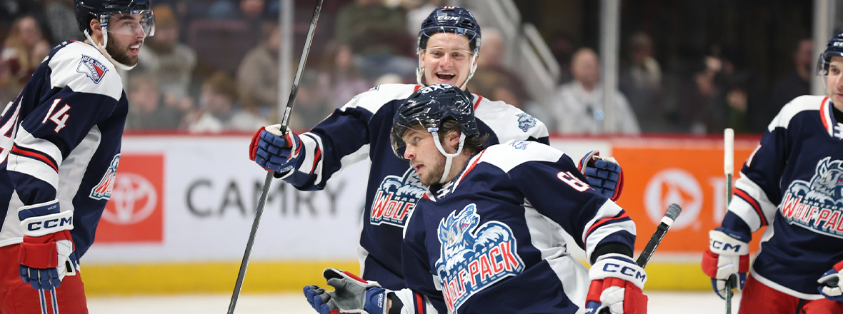 WOLF PACK WIN OVERTIME THRILLER 5-4 OVER HERSHEY BEARS