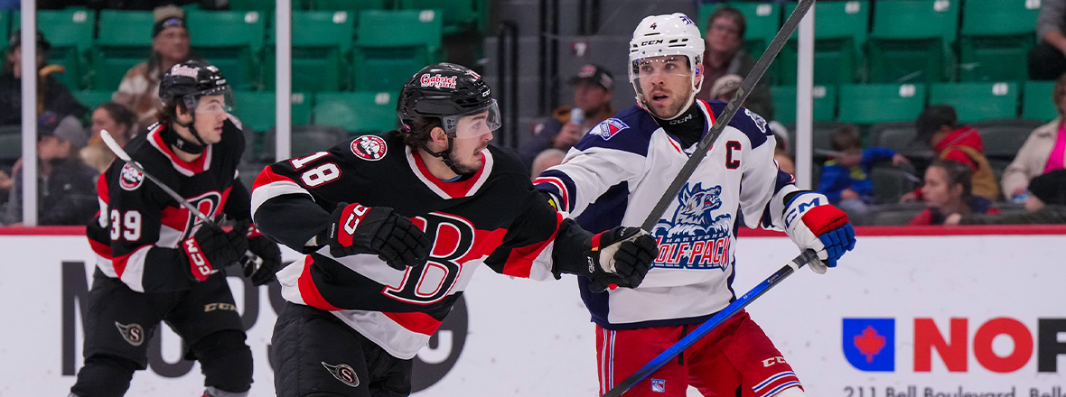 WOLF PACK LOSE 2-1 TO SENATORS
