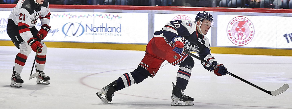 WOLF PACK STRIKE TWICE SHORTHANDED, DOWN COMETS 2-1