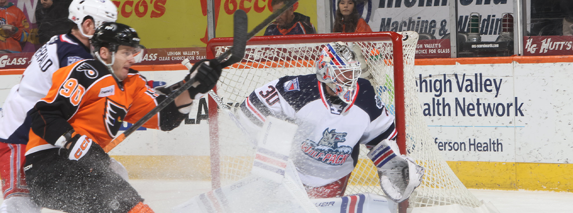 WOLF PACK DOUBLED UP 6-3 BY PHANTOMS