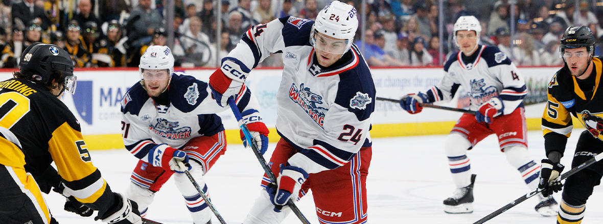 WOLF PACK FALL 7-1 TO PENGUINS