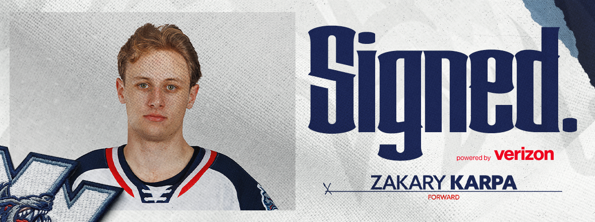HARTFORD WOLF PACK RE-SIGN F ZAKARY KARPA