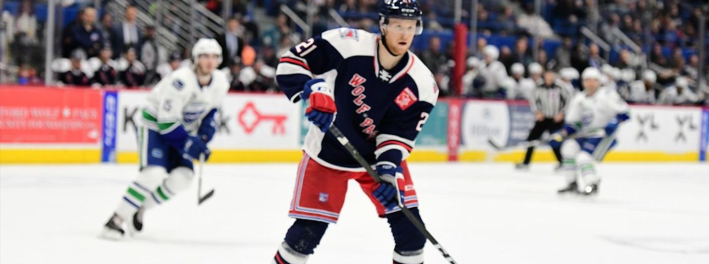 Wolf Pack Sign Forward Shawn McBride