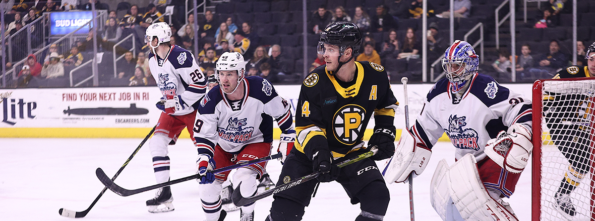 DYLAN GARAND RECORDS FIRST CALDER CUP PLAYOFF SHUTOUT AS WOLF PACK BLANK BRUINS 1-0 IN GAME ONE