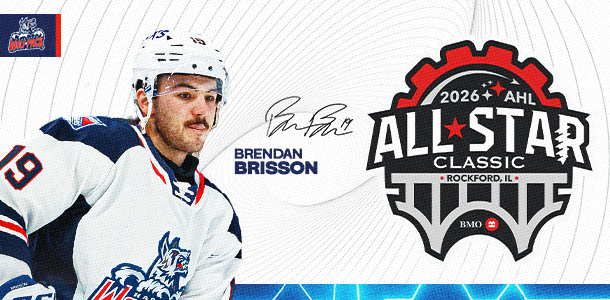 WOLF PACK F BRENDAN BRISSON NAMED TO 2026 AHL ALL-STAR CLASSIC