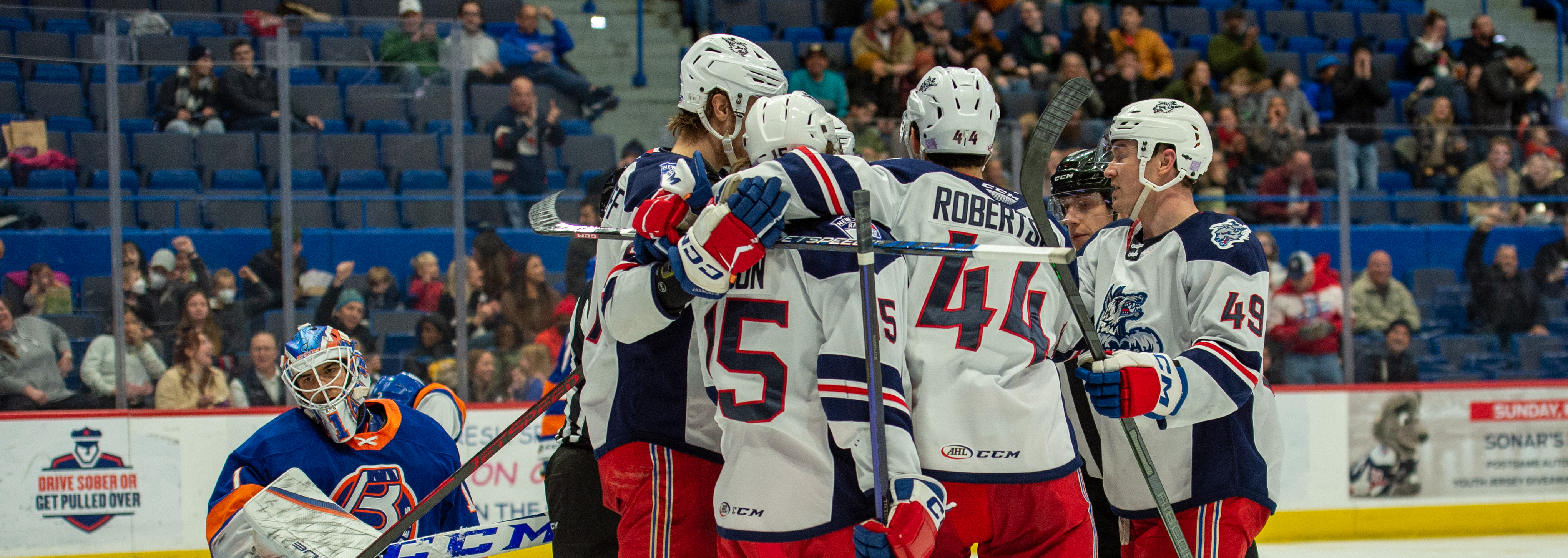 RYAN CARPENTER’S TWO GOALS PUSH WOLF PACK PAST ISLANDERS 4-3 AT XL CENTER