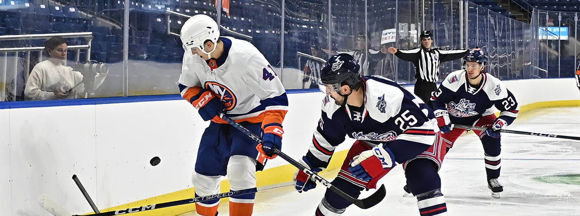 TRIVIGNO POTS TWO AS WOLF PACK BEAT ISLANDERS 5-3