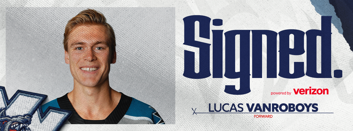 HARTFORD WOLF PACK SIGN F LUCAS VANROBOYS