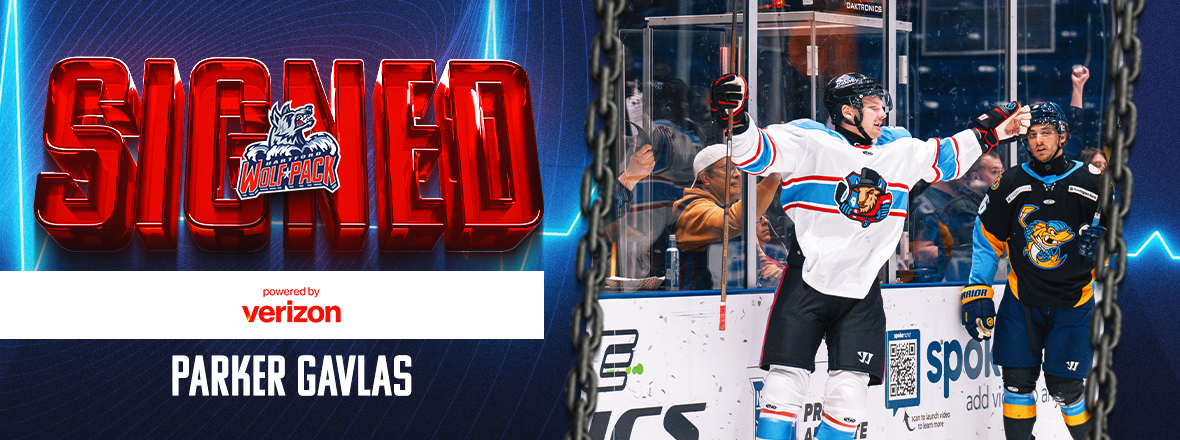 WOLF PACK SIGN DEFENSEMAN PARKER GAVLAS TO PTO