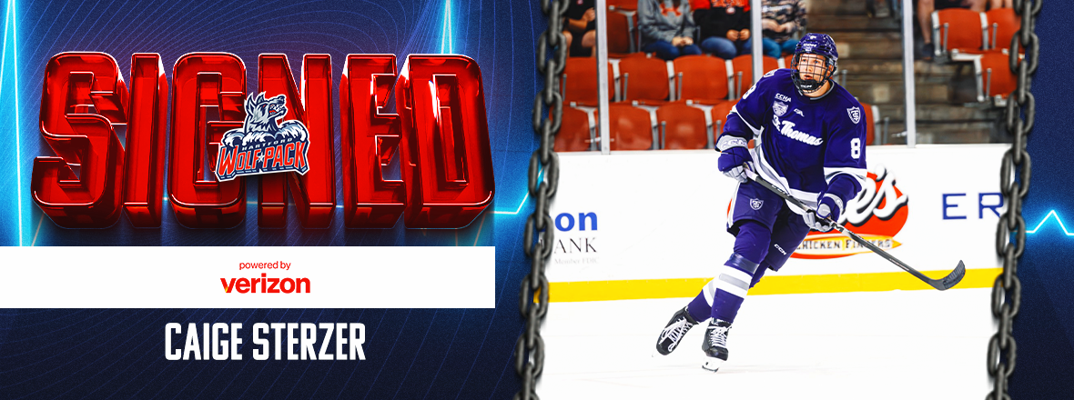 WOLF PACK SIGN F CAIGE STERZER TO ONE-YEAR DEAL