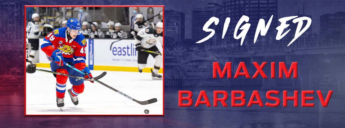 WOLF PACK SIGN MAXIM BARBASHEV TO ATO, RANGERS REASSIGN RYDER KORCZAK TO WOLF PACK