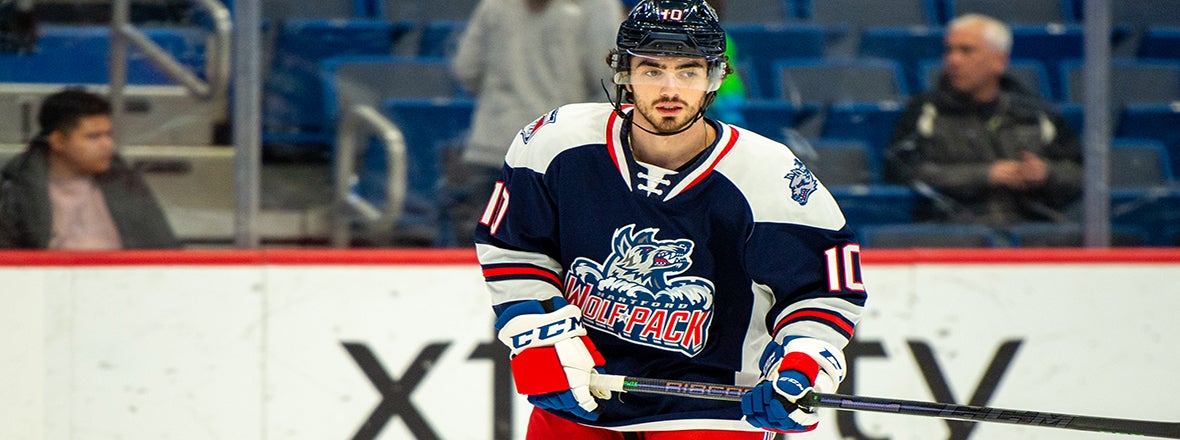 AHL OTB: TRIVIGNO DRAWING ON COLLEGE EXPERIENCES AS HE MAKES PRO DEBUT
