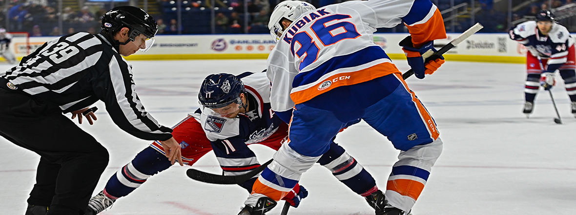 WOLF PACK TIE GAME LATE, BUT CAN’T HOLD OFF ISLANDERS PUSH IN 5-2 DEFEAT IN BRIDGEPORT