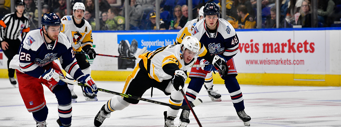 WOLF PACK USE TWO THIRD PERIOD GOALS TO SECURE FIRST ROAD VICTORY OF THE SEASON