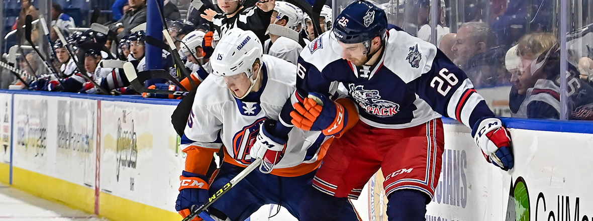 PRE-GAME REPORT: WOLF PACK VISIT ISLANDERS FOR ROUND THREE OF THE ‘BATTLE OF CONNECTICUT’