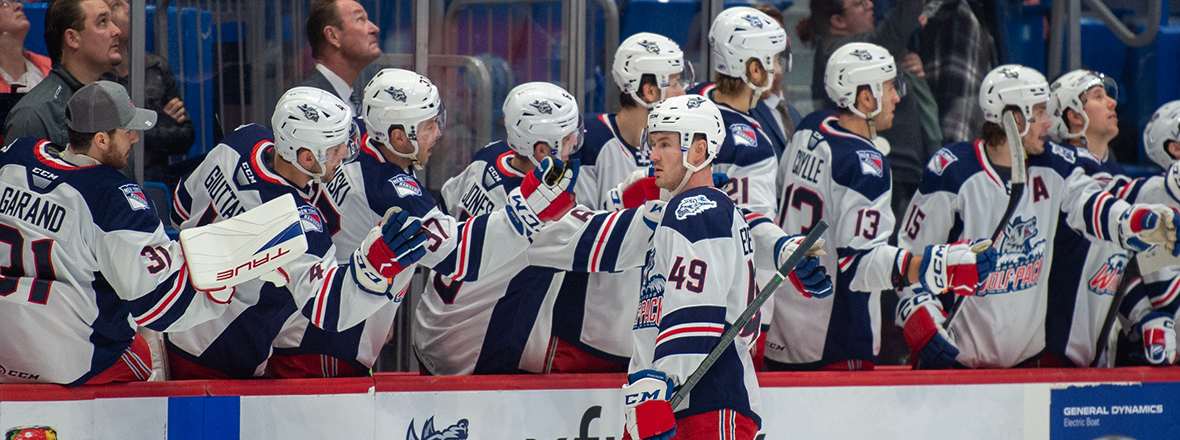 WOLF PACK STRIKE THREE TIME IN FIRST PERIOD, HANG ON TO BEAT PHANTOMS 3-2