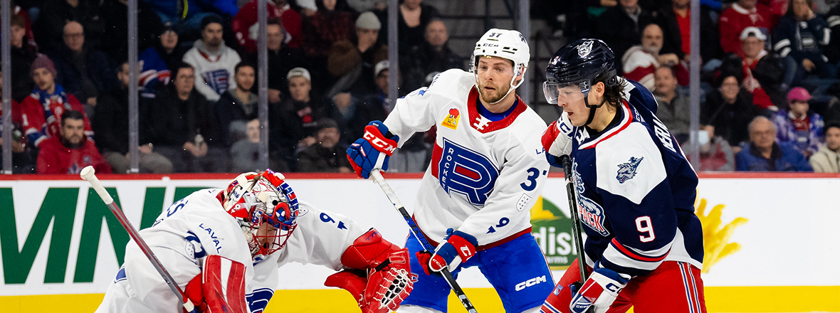 ALEX BELZILE STARS IN RETURN TO LAVAL AS WOLF PACK STORM BACK TO WIN 4-3 IN SHOOTOUT