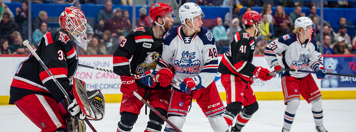PRE-GAME REPORT: WOLF PACK EYE SEASON SWEEP IN VISIT TO GRIFFINS