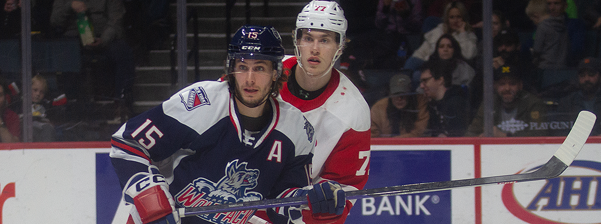 WOLF PACK ERUPT FOR SEASON-HIGH SIX GOALS, BEAT GRIFFINS 6-4