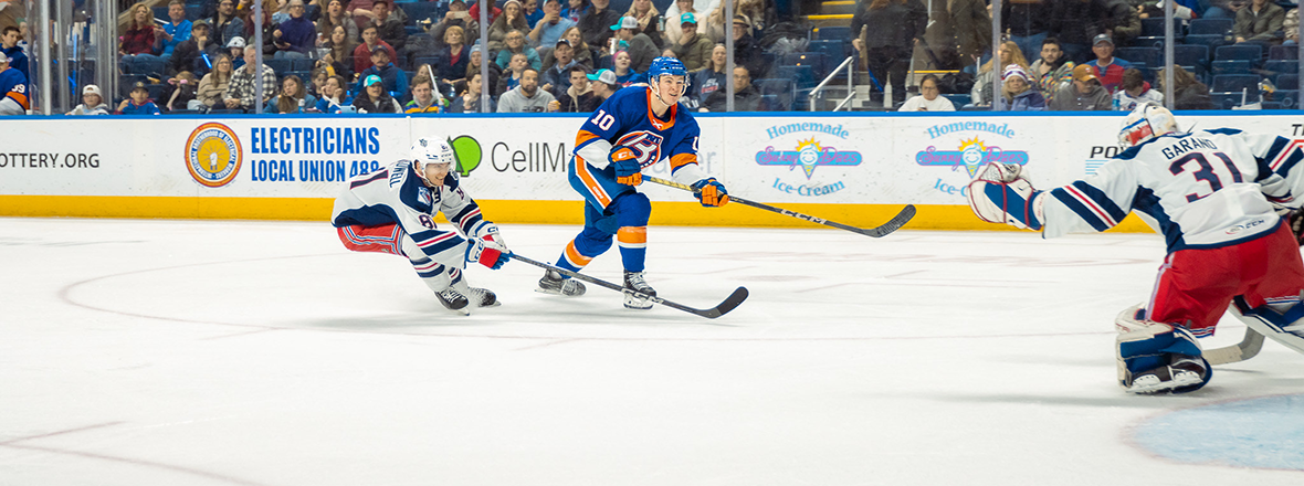 BRETT BERARD SCORES OVERTIME WINNER AS WOLF PACK EDGE ISLANDERS 2-1