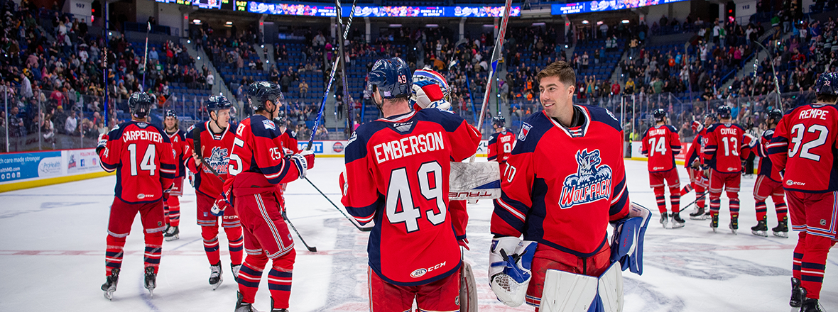 BRODZINSKI POTS OVERTIME WINNER TO CAP WOLF PACK’S 3-2 COMEBACK VICTORY OVER BRUINS