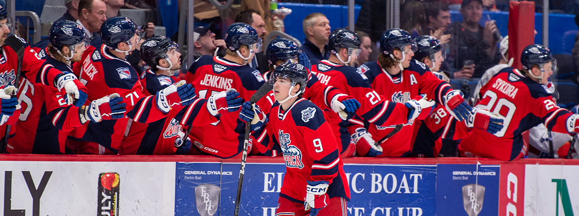 DYLAN GARAND MAKES 32 SAVES AS WOLF PACK KNOCK OFF ROCKET 2-1