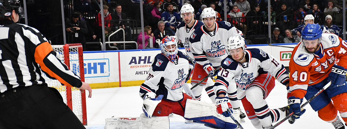 BRODZINSKI STRIKES TWICE AS WOLF PACK CRUNCH SYRACUSE 4-1