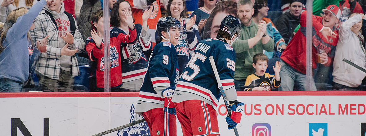 BRETT BERARD NOTCHES FIRST CAREER HAT TRICK AS WOLF PACK BEAT BRUINS 7-4