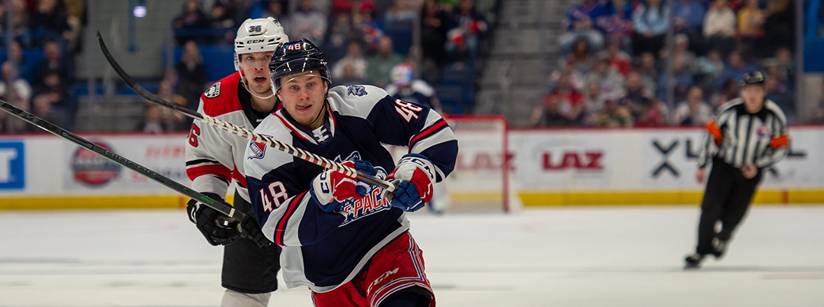 WOLF PACK’S POINT STREAK SNAPPED AS CHECKERS SCORE FIVE IN THIRD TO STUN HARTFORD 6-3
