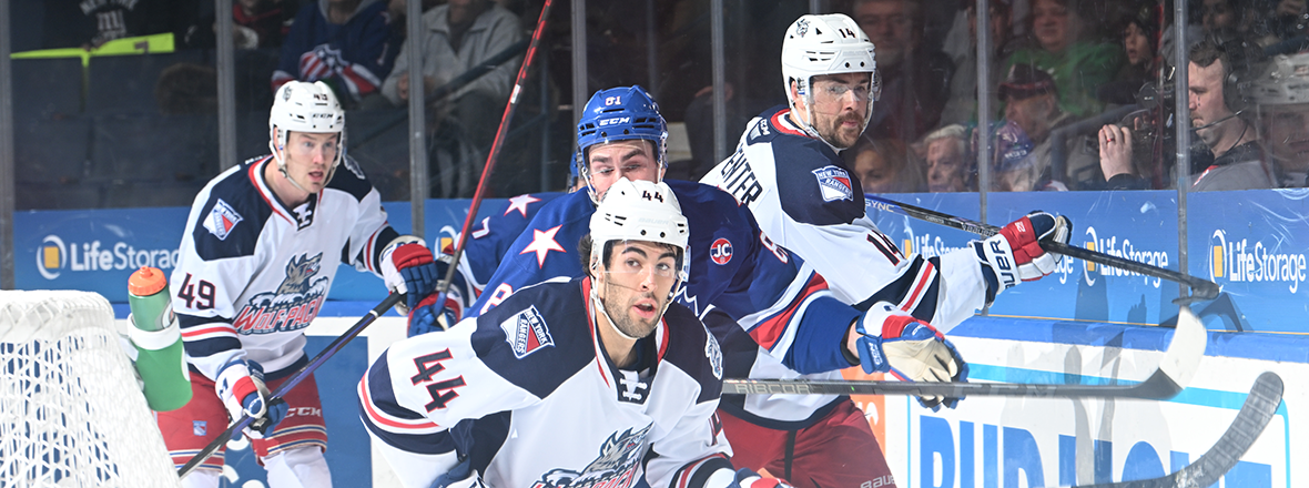 WOLF PACK FALL 8-4 TO ROCHESTER AMERICANS IN WEEKEND OPENER