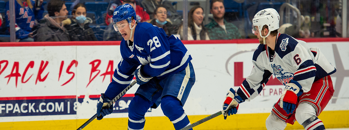 PRE-GAME REPORT: WOLF PACK MAKE LONE VISIT TO TORONTO FOR SATURDAY DATE VS. MARLIES