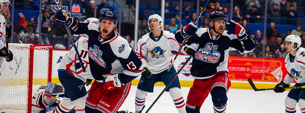 CUYLLE’S HAT TRICK LEADS WOLF PACK PAST THUNDERBIRDS IN THRILLING 6-5 VICTORY