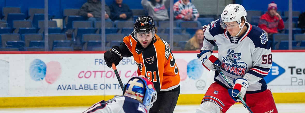 PRE-GAME REPORT: WOLF PACK SET TO FACE PHANTOMS IN CRUCIAL ATLANTIC DIVISION TILT