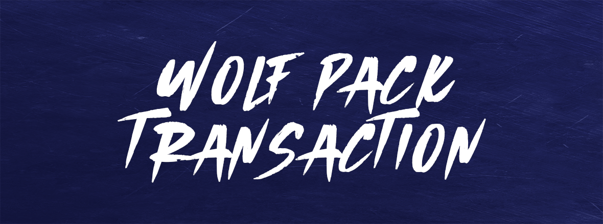 WOLF PACK LOAN F BEN TARDIF TO ECHL’S JACKSONVILLE ICEMEN