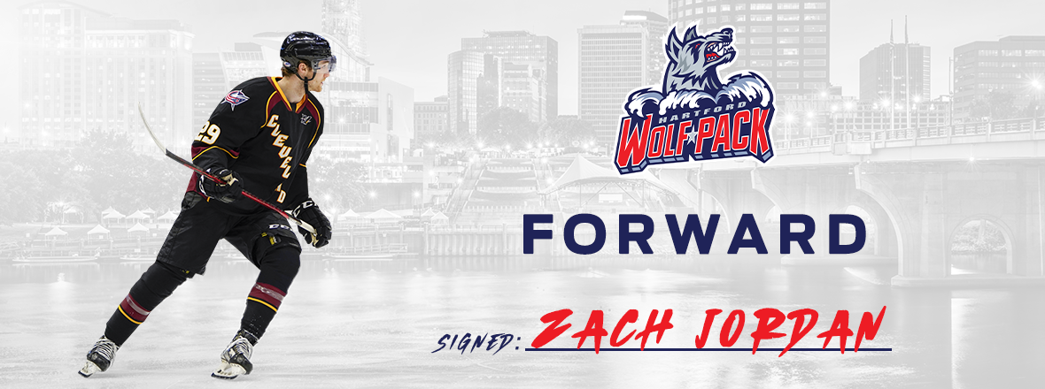 WOLF PACK AND FORWARD ZACH JORDAN AGREE TO TERMS ON A ONE-YEAR AHL CONTRACT