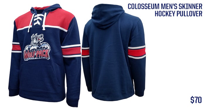 Colosseum American Hockey League Hockey Lace Pullover Hoodie